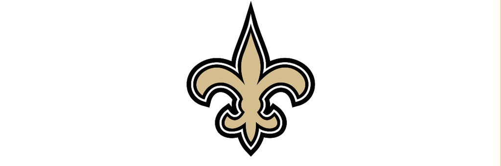 NFL New Orleans Saints Laser Cut Metal Sign,Black