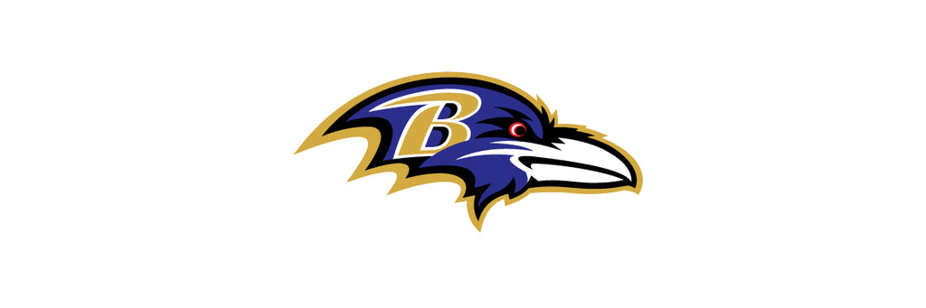Baltimore Ravens Logo Type NFL Football Die-cut MAGNET