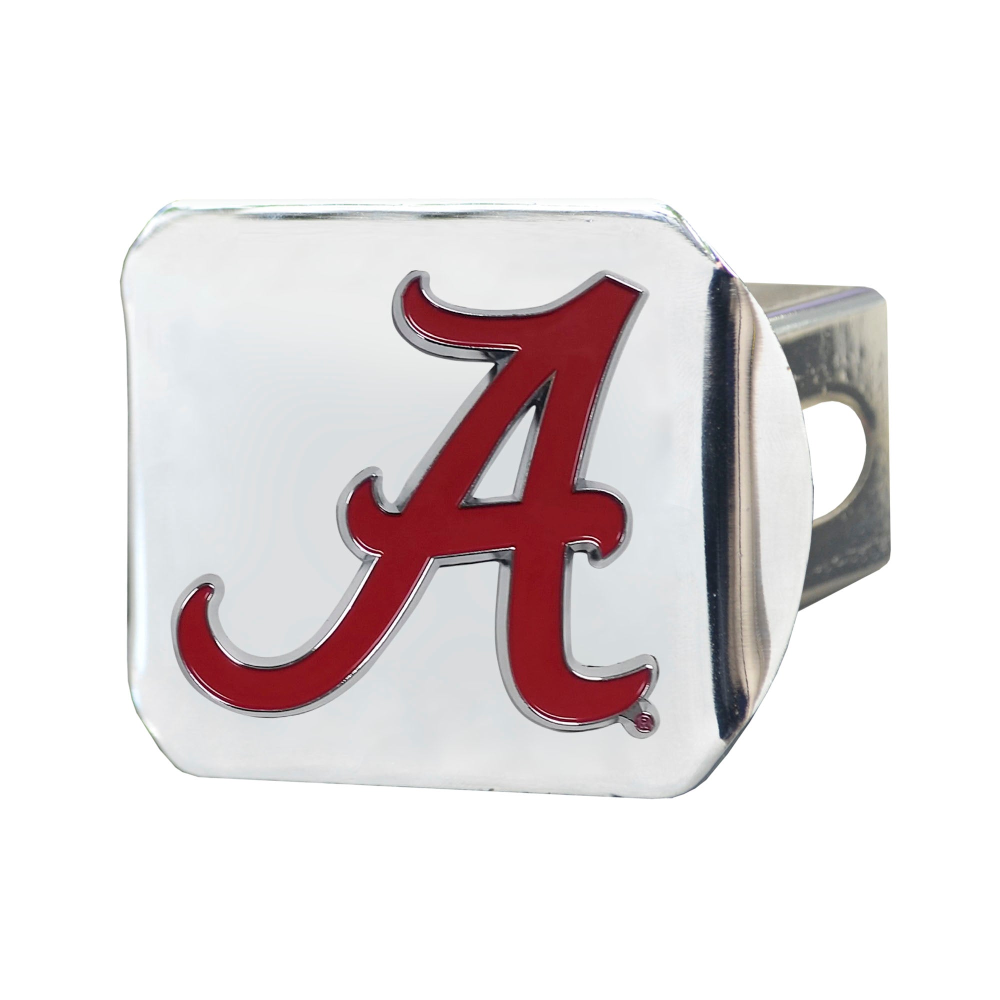 Alabama Crimson Tide - Color On Chrome Hitch Cover