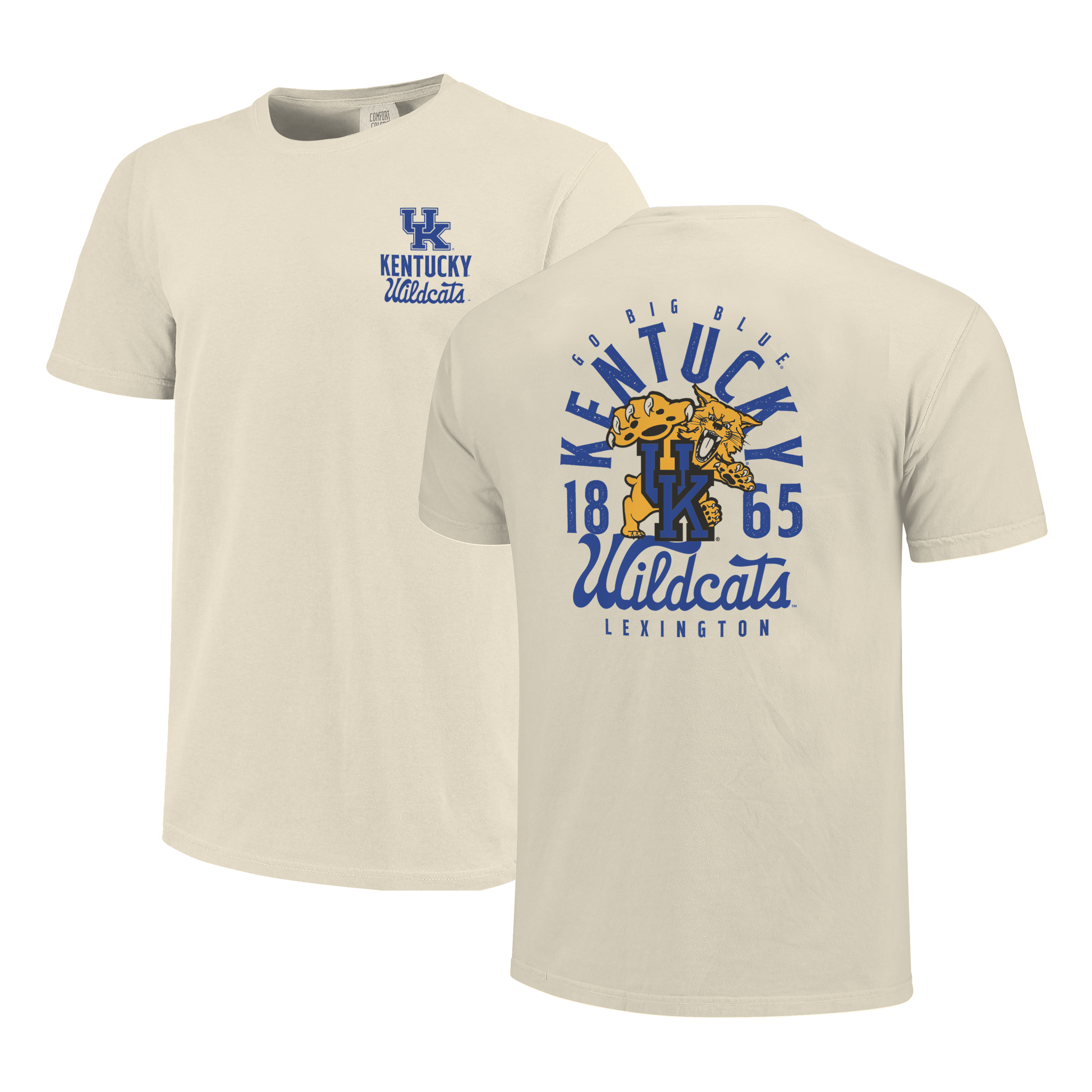 Kentucky Wildcats - NCAA Mascot Overlay Comfort Color T-Shirt
