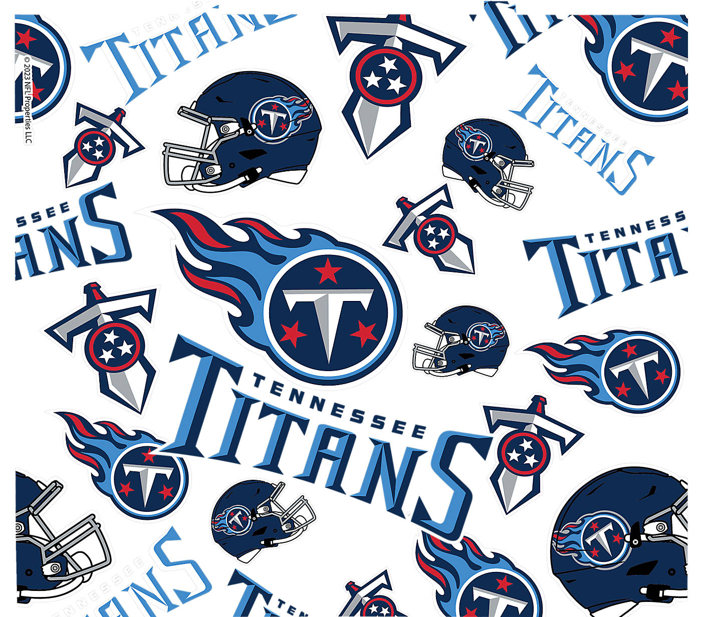 Tennessee Titans - All Over Tervis 24OZ Plastic Water Bottle
