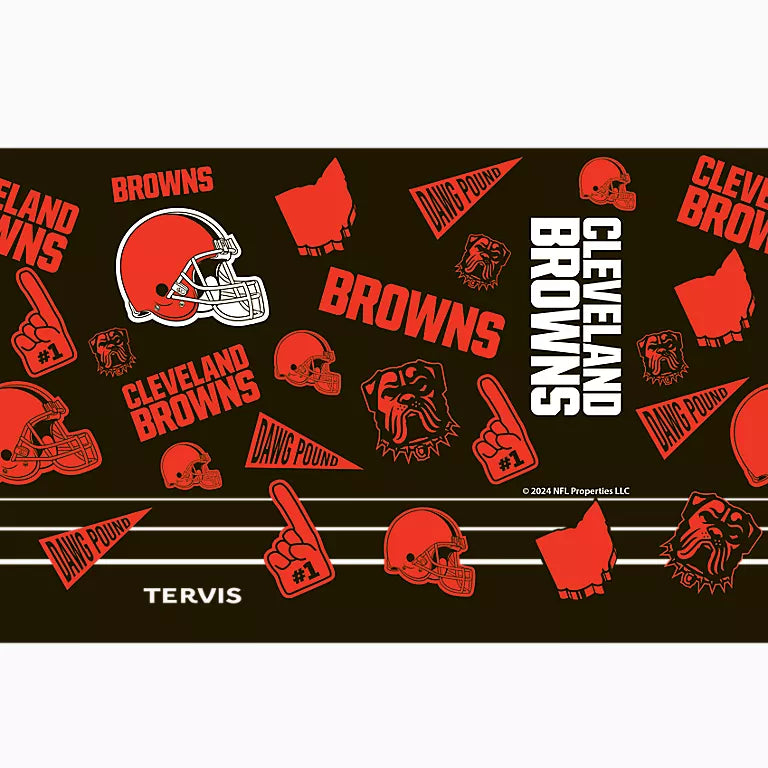 Cleveland Browns - NFL Swag Stainless Steel Tumbler with Slider Lid
