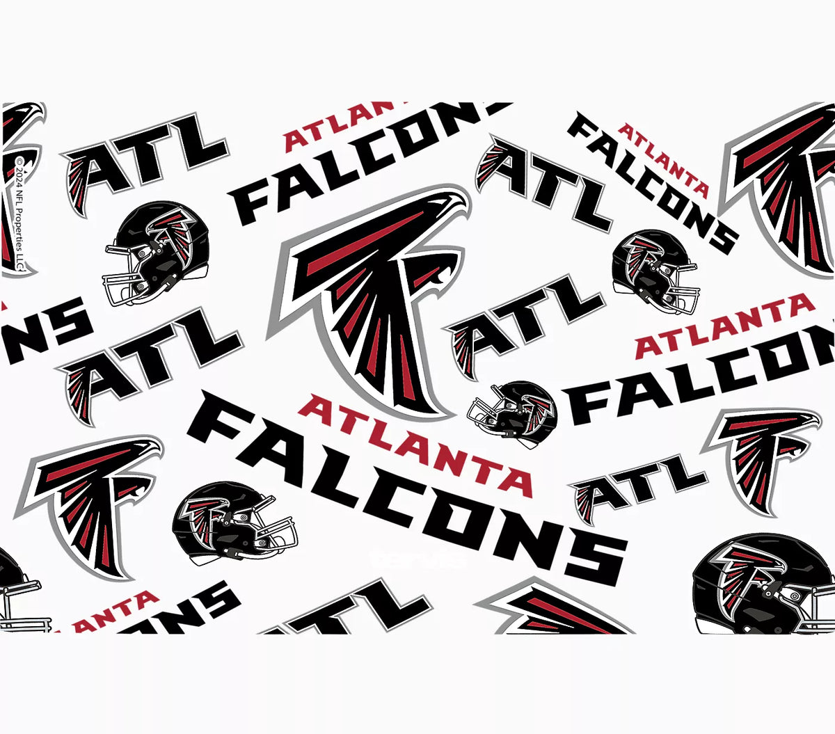 Atlanta Falcons - All Over Plastic Tumbler