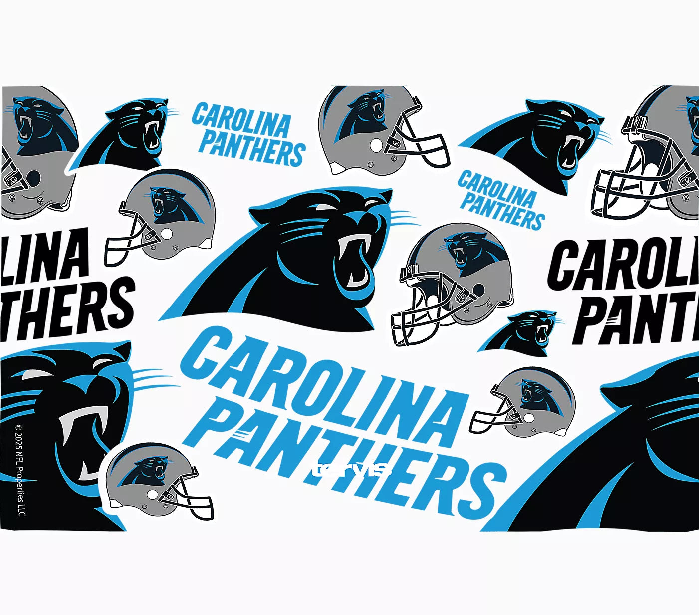 Carolina Panthers - All Over Plastic Tumbler