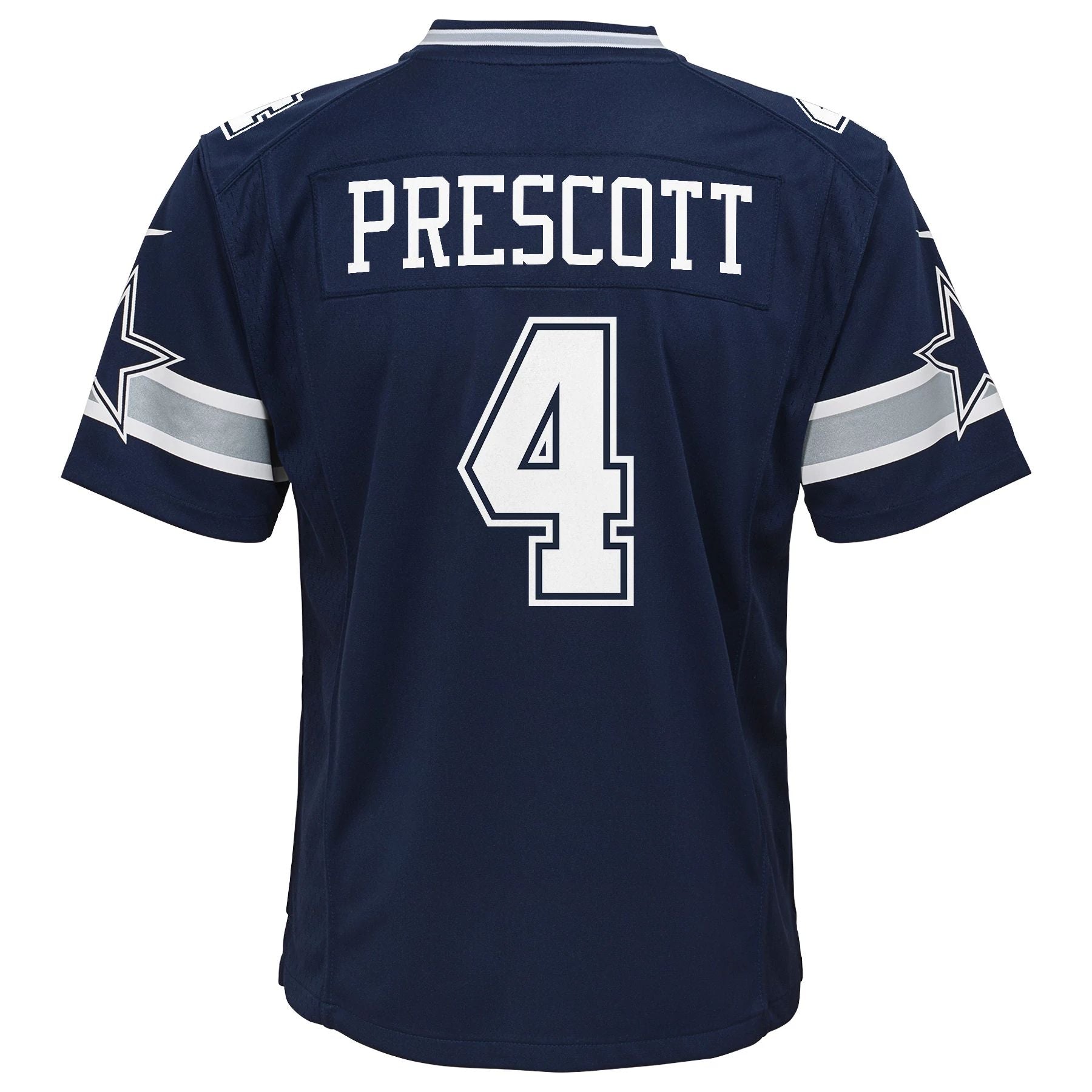 Dallas Cowboys - Dak Prescott #4 Nike Navy Game Replica Youth Jersey
