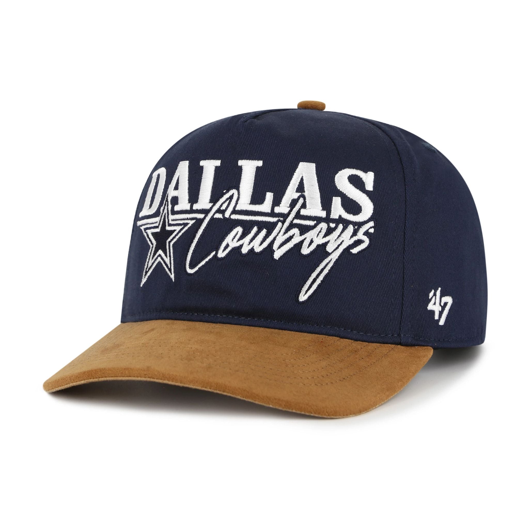 Dallas Cowboys - Men's 47 Brand Navy Scribe Line Hitch RF Adjustable Hat