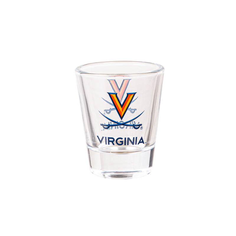 Virginia Cavaliers - Glass and Ceramic Shot Glass Set