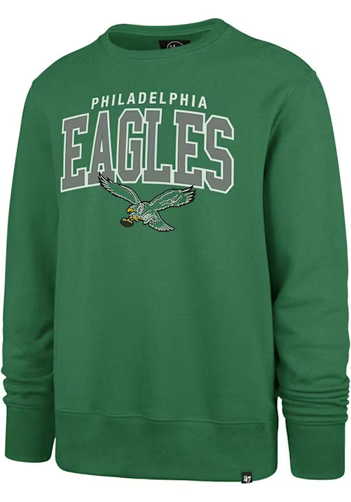 Philadelphia Eagles - Kelly Green Arch Name Mascot T-Shirt, '47 Brand