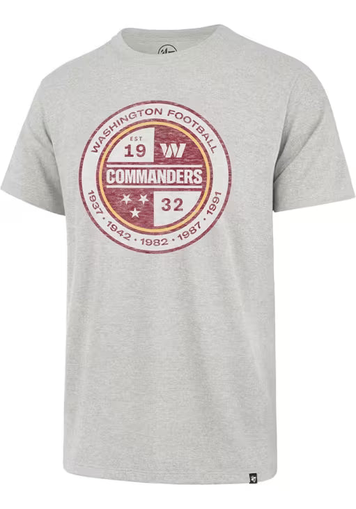 Washington Commanders - Relay Grey Premier Franklin T-Shirt