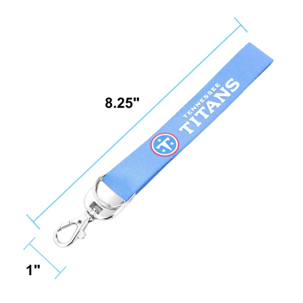 Tennessee Titans - NFL Logo Deluxe Wristlet Keychain