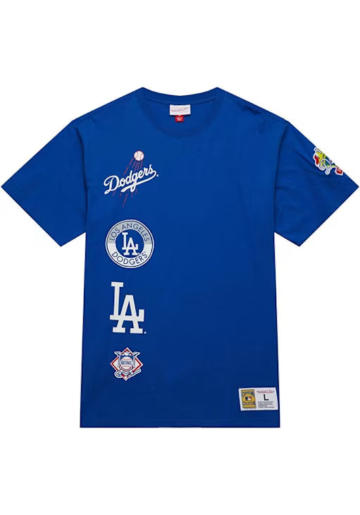 Los Angeles Dodgers - MLB Blue Double Clutch Premium T-Shirt