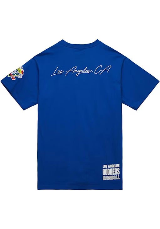 Los Angeles Dodgers - MLB Blue Double Clutch Premium T-Shirt