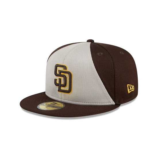 San Diego Padres - Brown 59Fifty Batting Practice Snapback Adjustable Hat, New Era