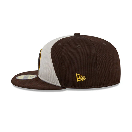 San Diego Padres - Brown 59Fifty Batting Practice Snapback Adjustable Hat, New Era