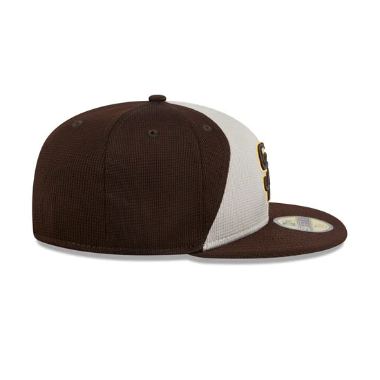 San Diego Padres - Brown 59Fifty Batting Practice Snapback Adjustable Hat, New Era