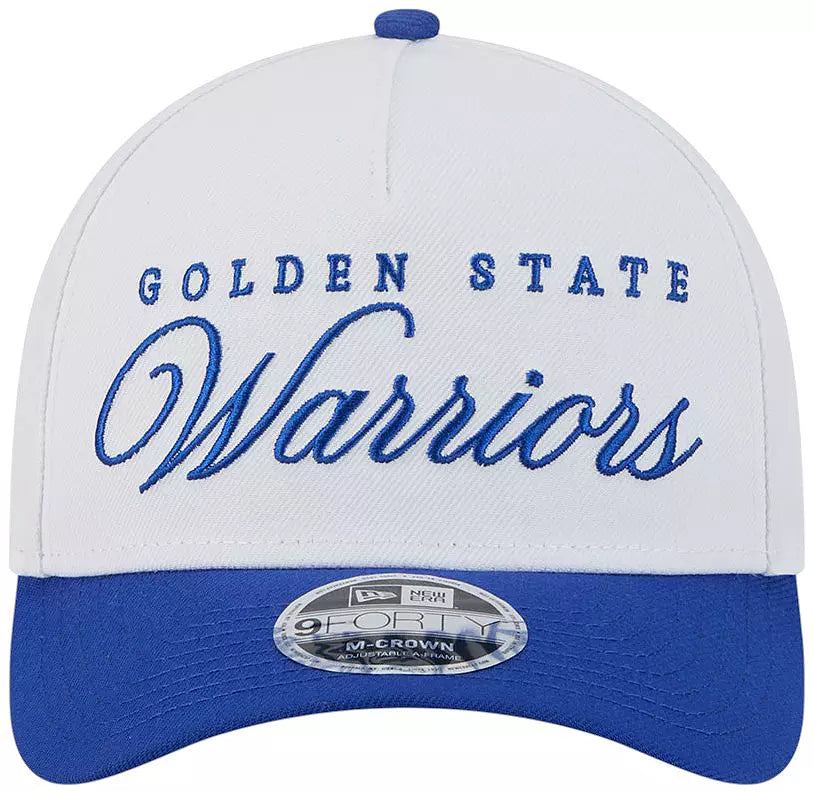Golden State Warriors - NBA 2025 Draft 9Forty M-Crown A-Frame Snapback Hat , New Era