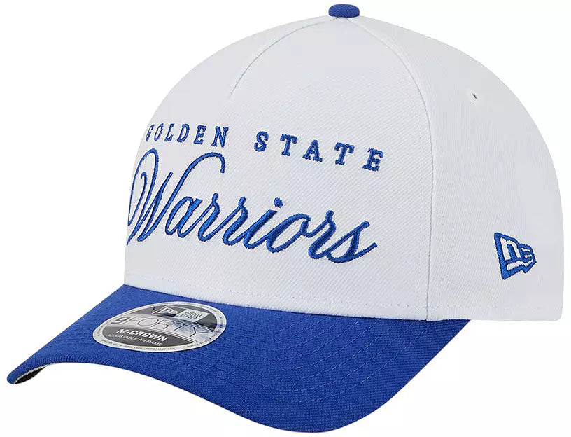Golden State Warriors - NBA 2025 Draft 9Forty M-Crown A-Frame Snapback Hat , New Era