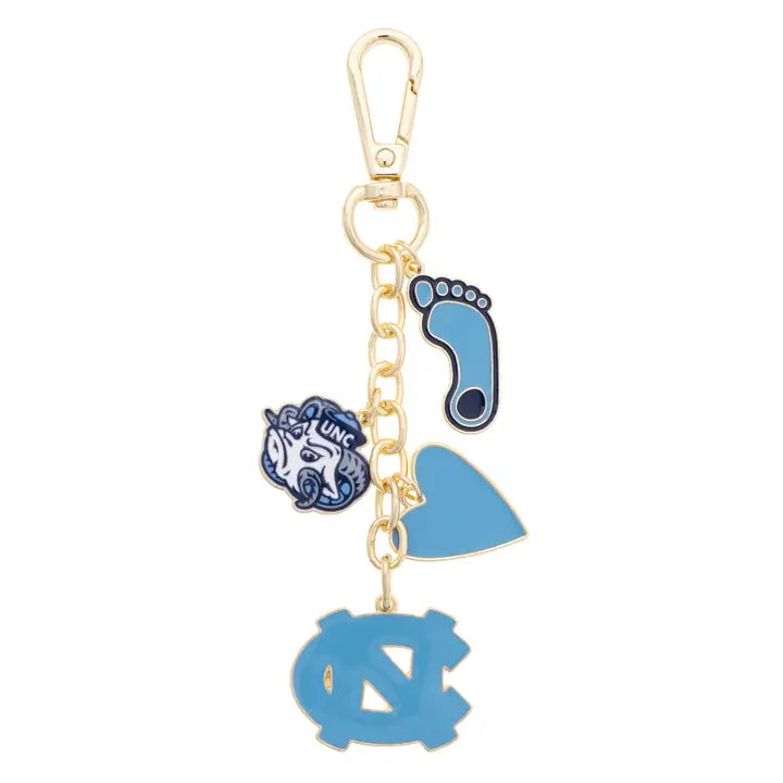 North Carolina Tarheels - Bag Charm