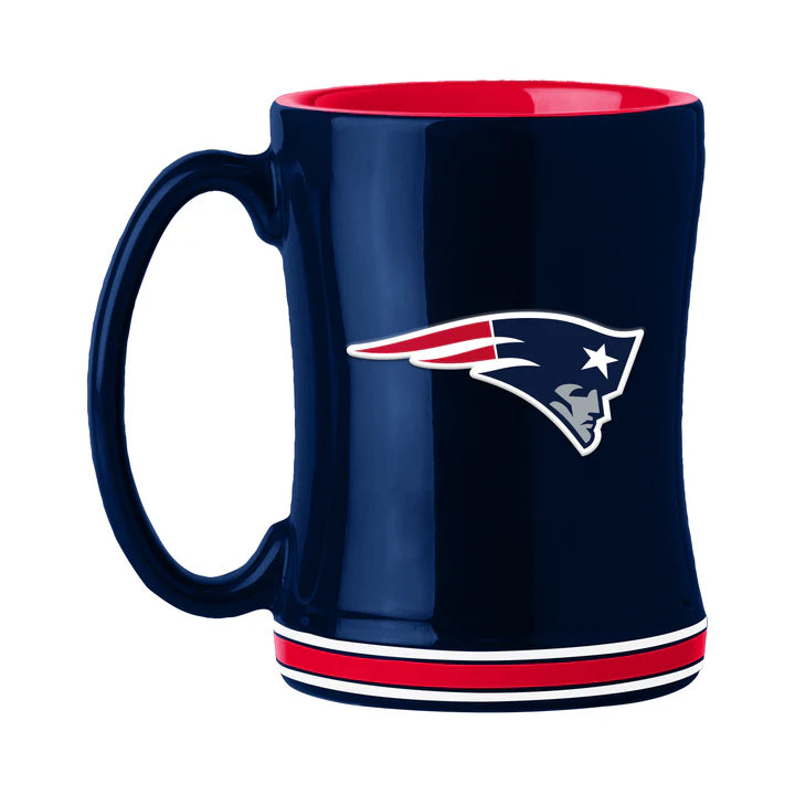 New England Patriots - NFL Boelter Brands Sculpted Coffee Mugs