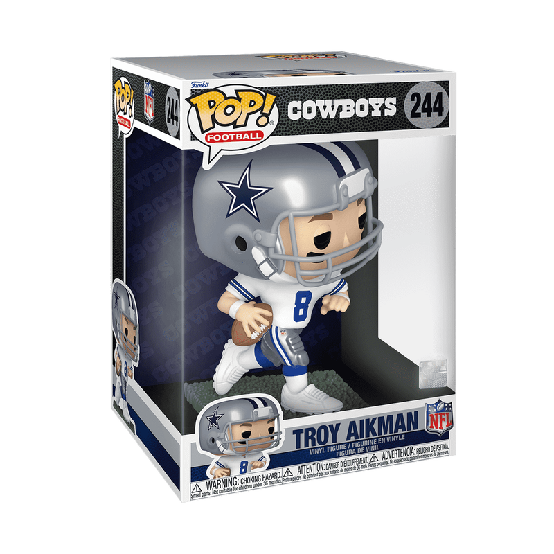 Funko POP! Jumbo NFL: Dallas Cowboys - Troy Aikman 10" Vinyl Figure