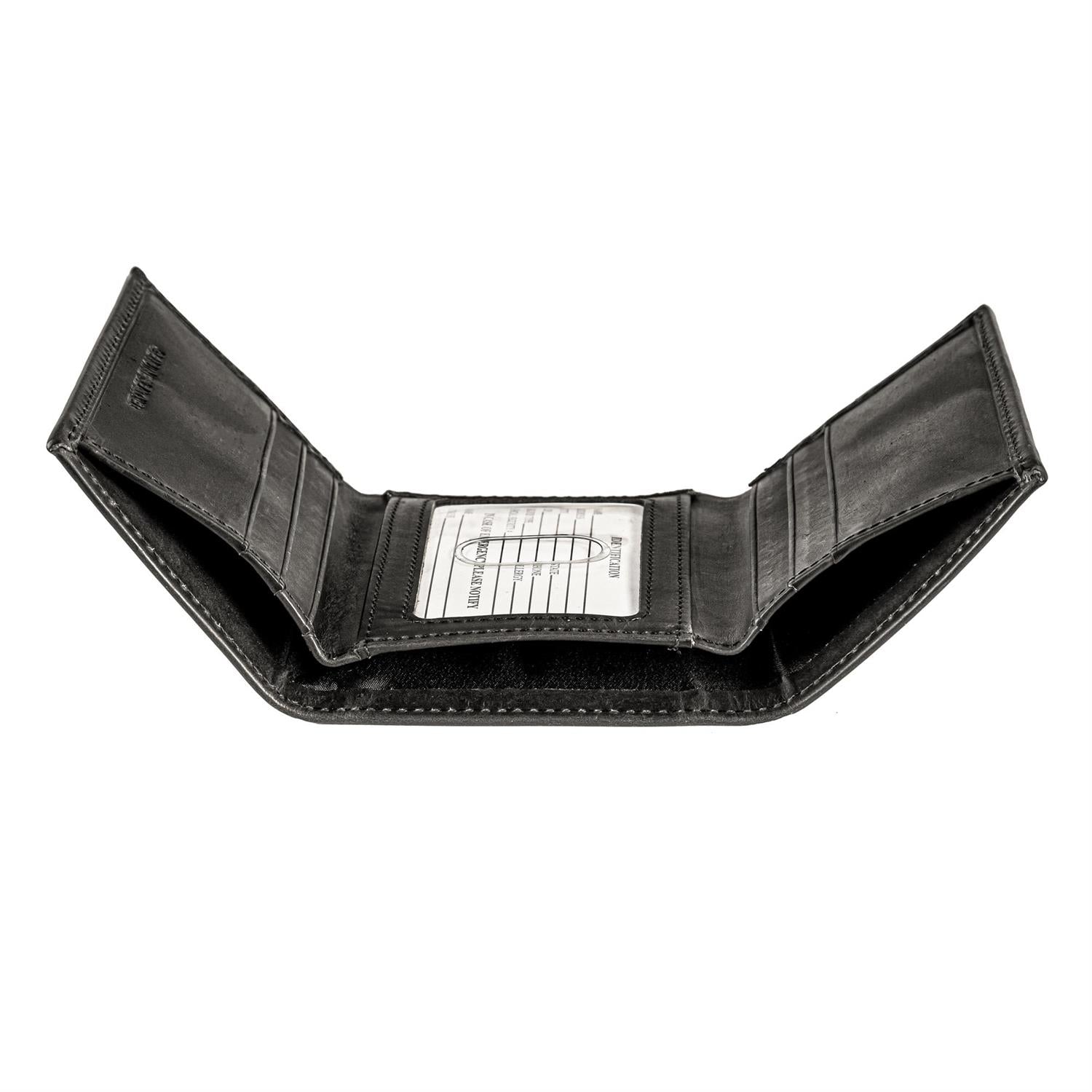 Tennessee Volunteers - University of Tennessee Black Leather Trifold Wallet