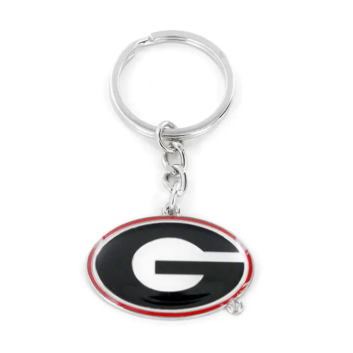 Georgia Bulldogs NCAA Logo Keychain