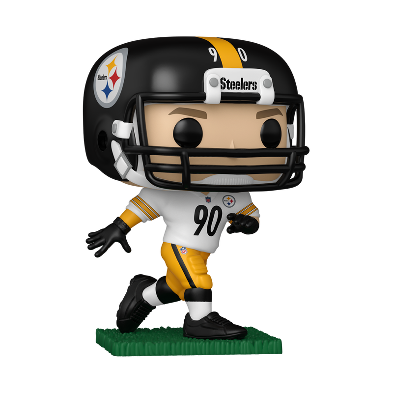 Funko POP! NFL: Pittsburgh Steelers - T.J. Watt (White & Yellow Uniform) Vinyl Figure