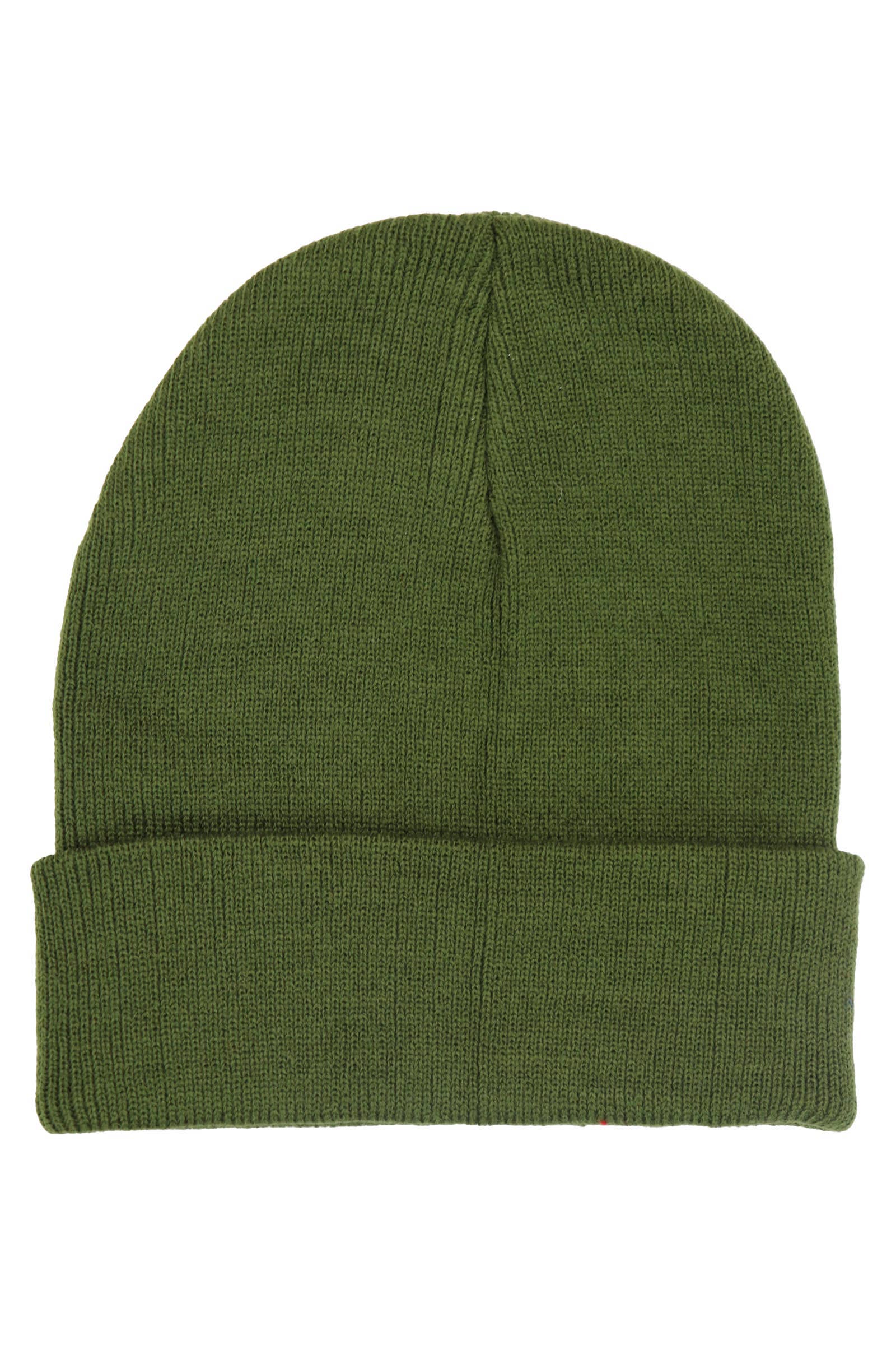 Adults Classic Solid Acrylic Cuffed Beanie