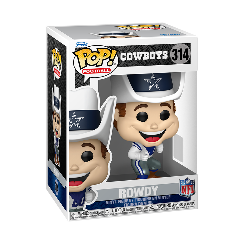 Funko POP! Football: NFL Dallas Cowboys - Rowdy Vinyl Figure
