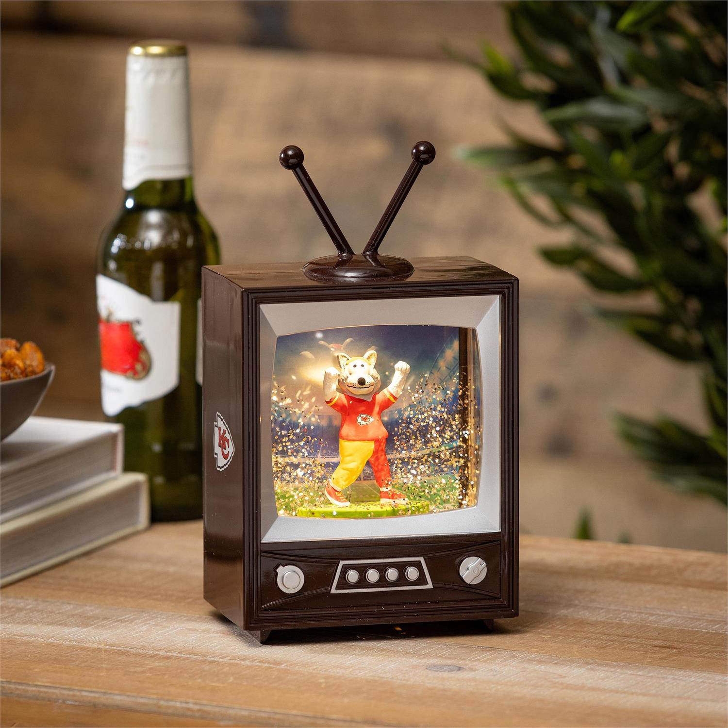 NFL Kansas City Chiefs - Vintage TV Water Lantern