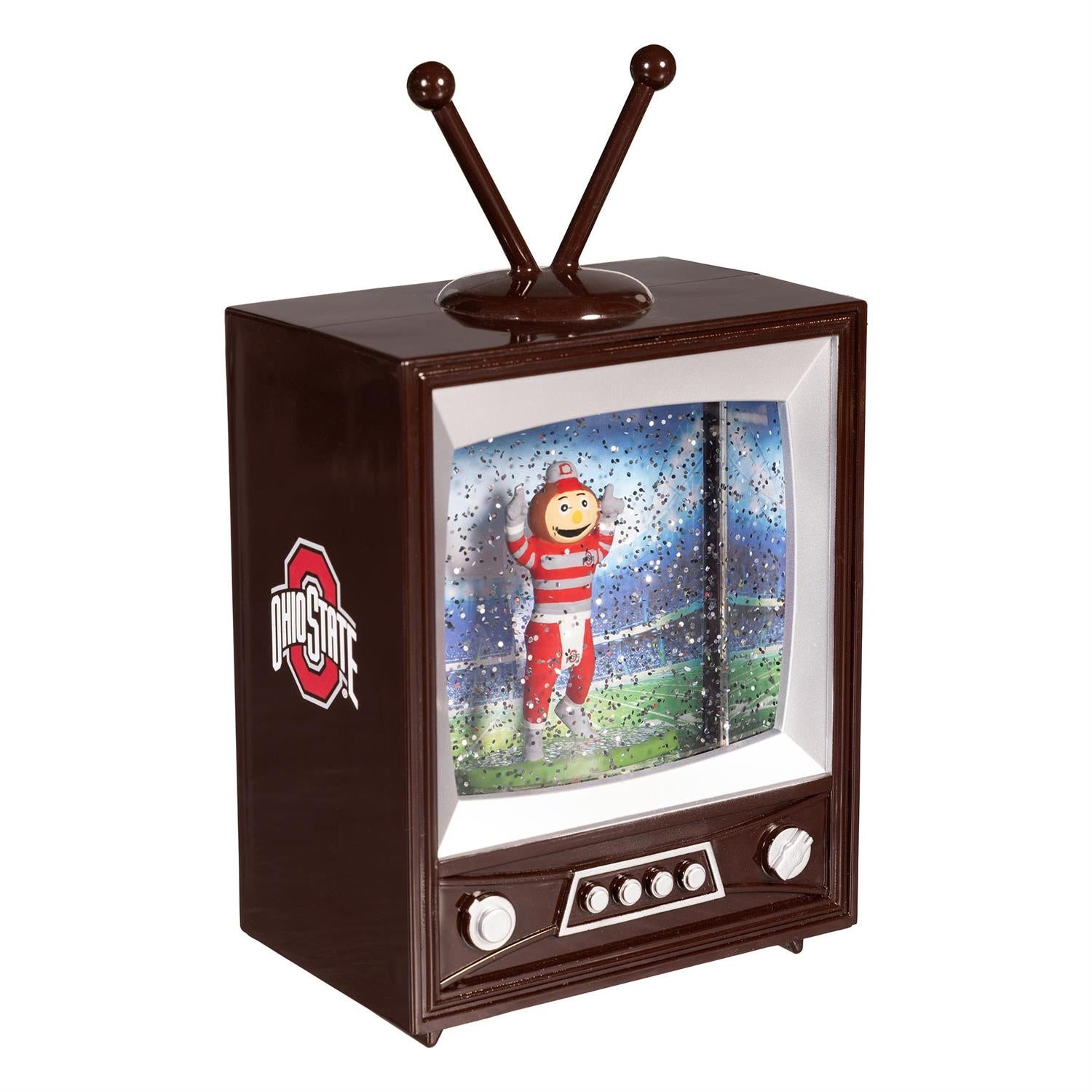 Ohio State Buckeyes - NCAA Ohio State University Vintage TV Water Lantern