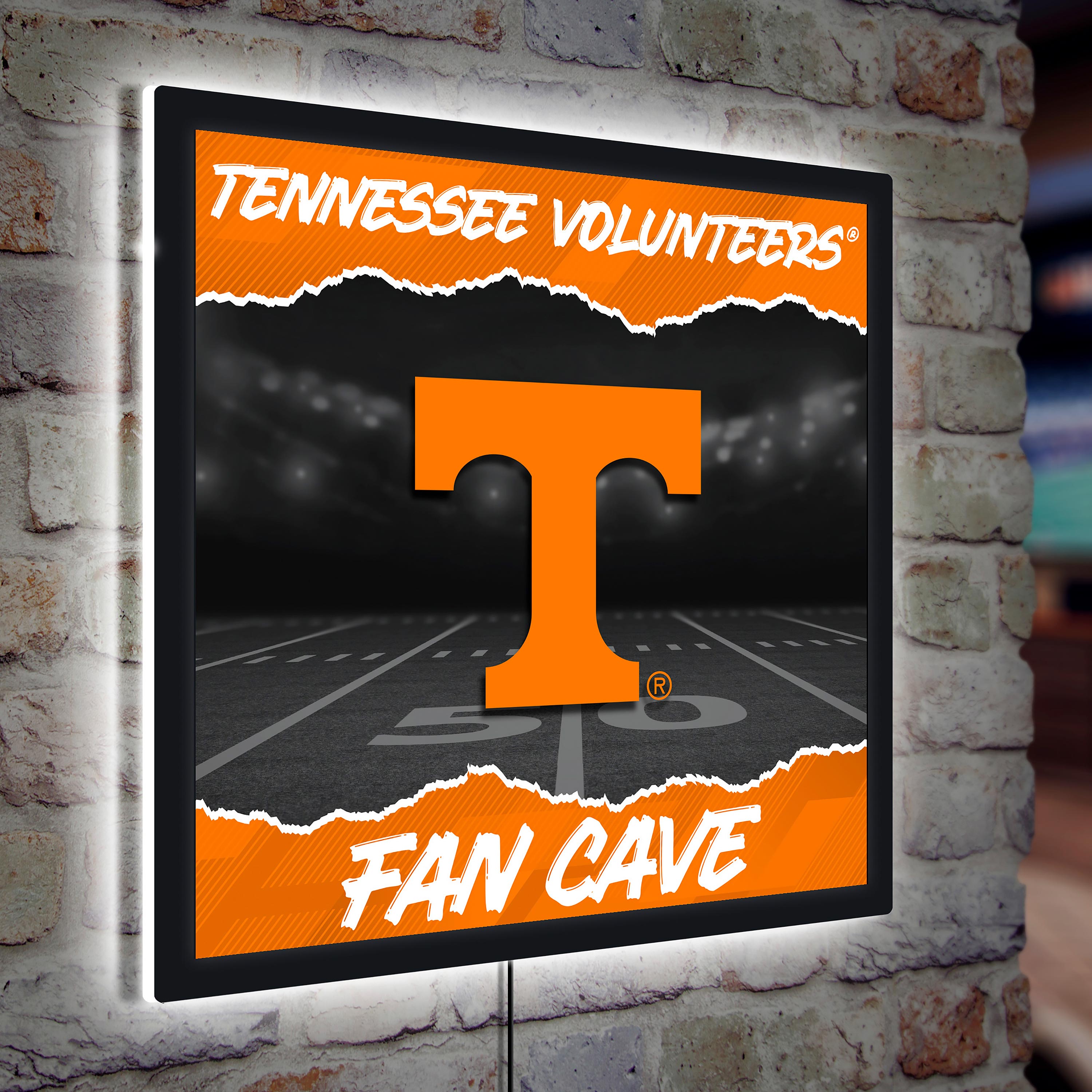 Tennessee Volunteers - Edgelite Square 23"H x 23"L Led Wall Decor