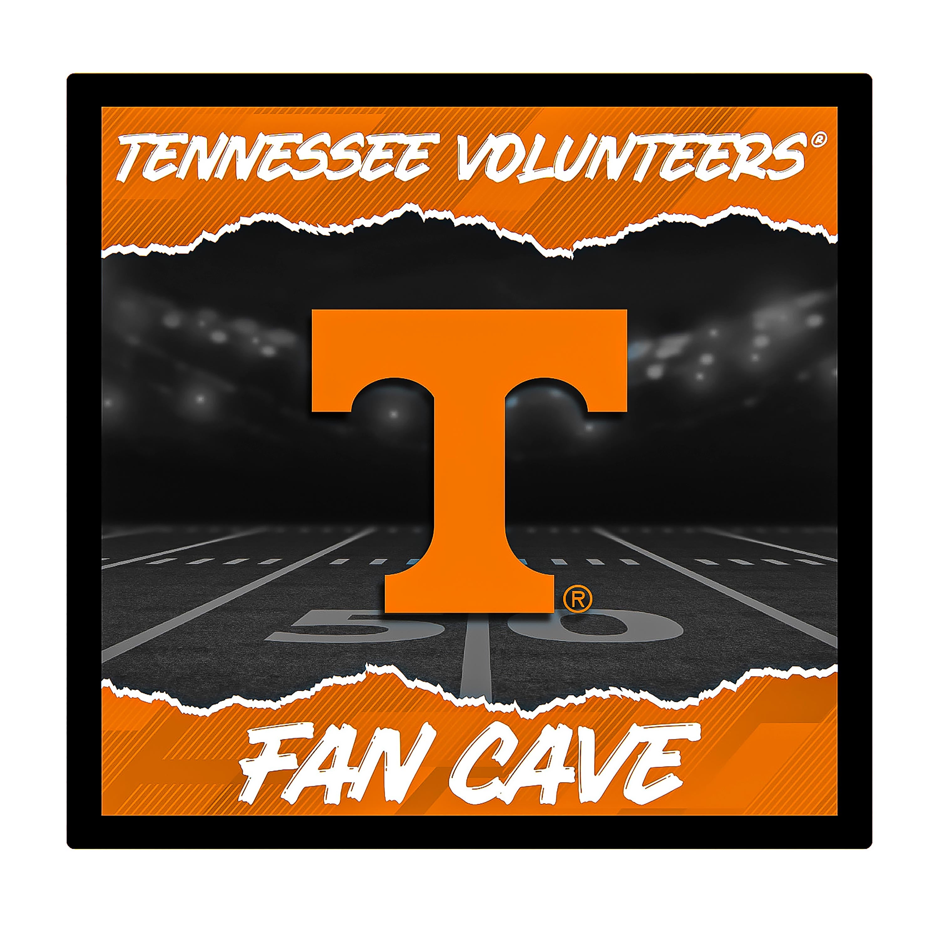 Tennessee Volunteers - Edgelite Square 23"H x 23"L Led Wall Decor