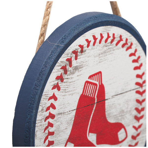 Boston Red Sox - Baseball Hanging  Wood Wall Decor