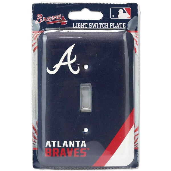 Atlanta Braves - Metal Switch Plate Wall Art