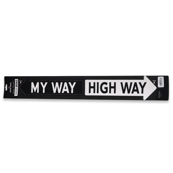 Open Road Brands: My Way Highway Arrows Landscape Adhesive Decal