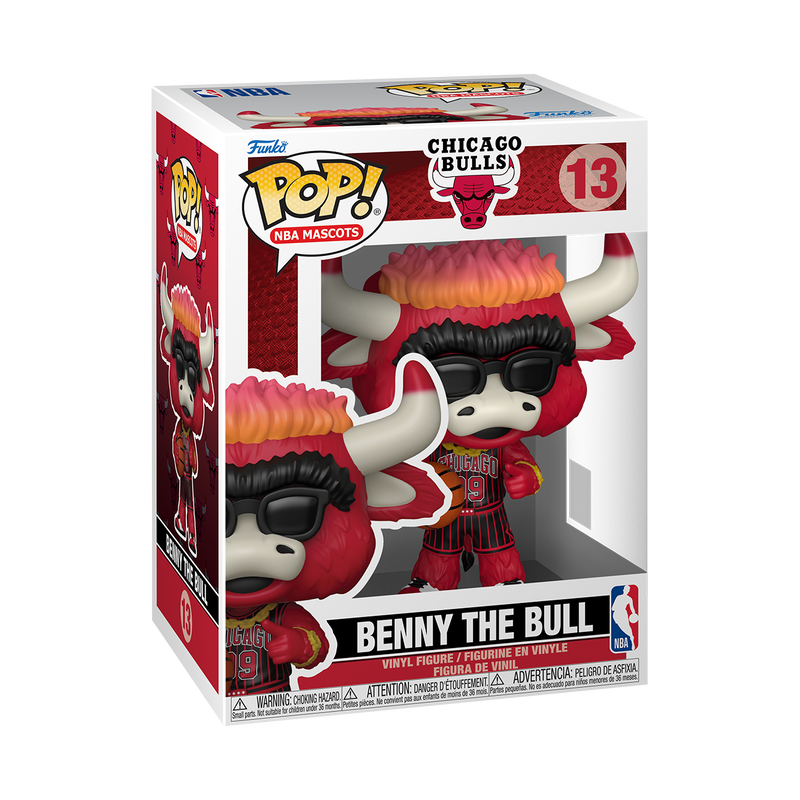Funko POP! NBA: Chicago Bulls - Mascot Benny the Bull Vinyl Figure