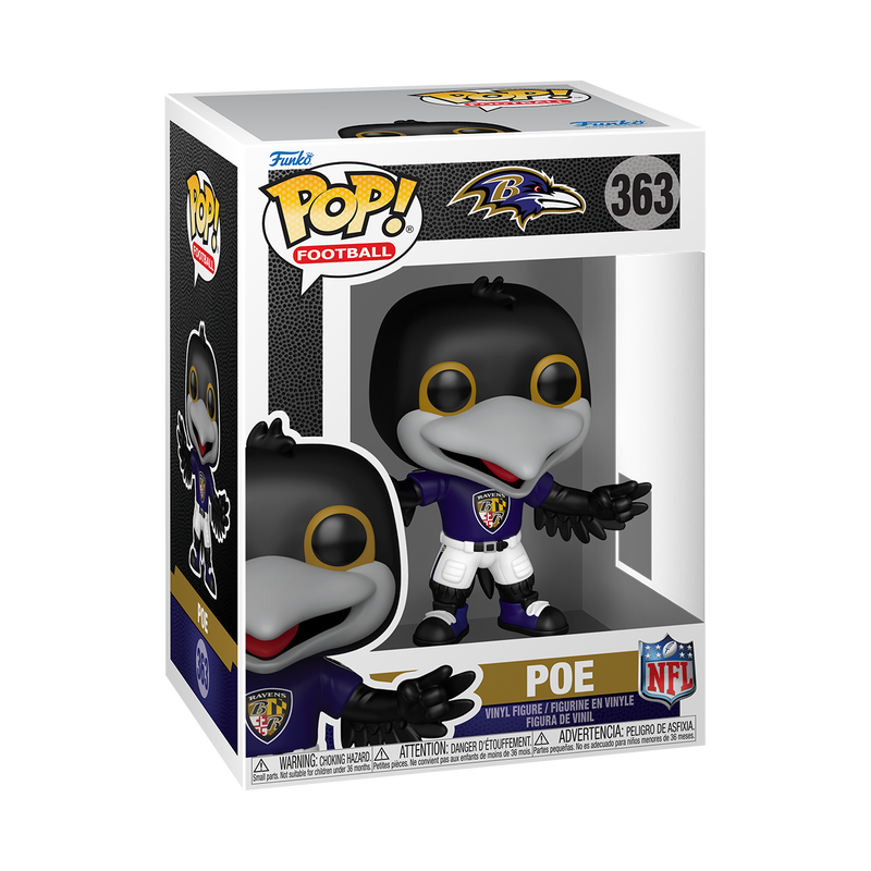 Funko POP! NFL: Baltimore Ravens - Poe Vinyl Figure