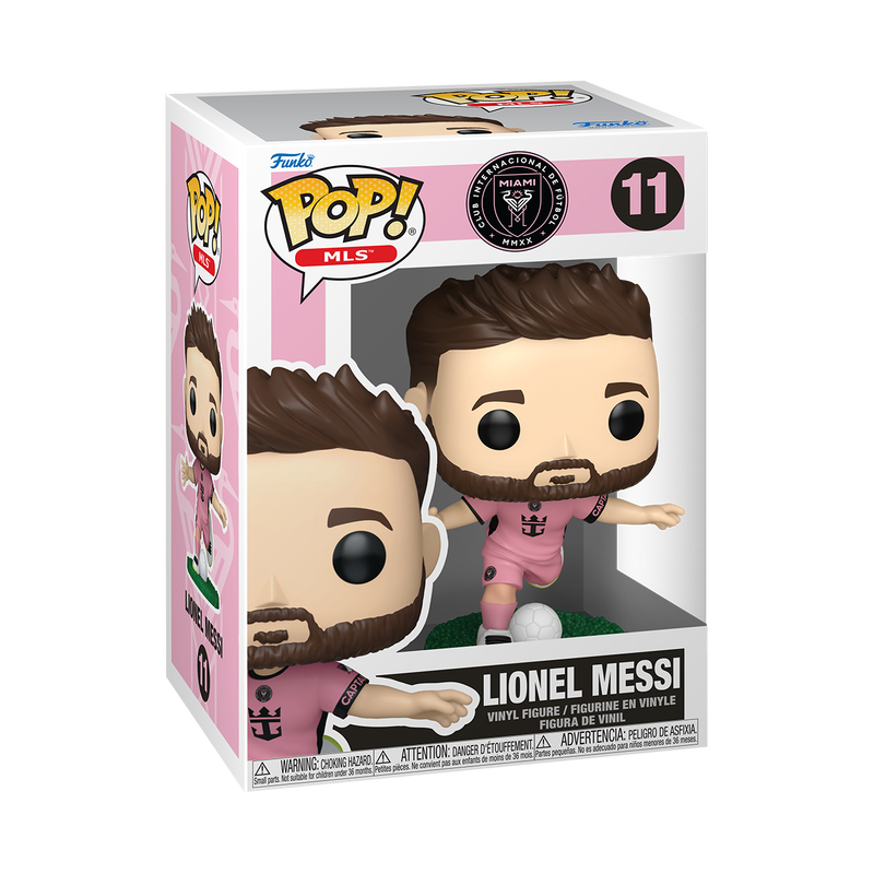 Funko POP! MLS - Lionel Messi Pink Uniform Vinyl Figure