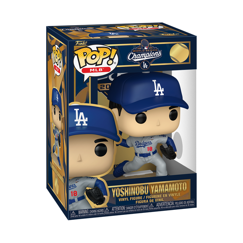 Funko POP! MLB: Los Angeles Dodgers™ - Yoshinobu Yamamoto 2025 World Series MVP Vinyl Figure