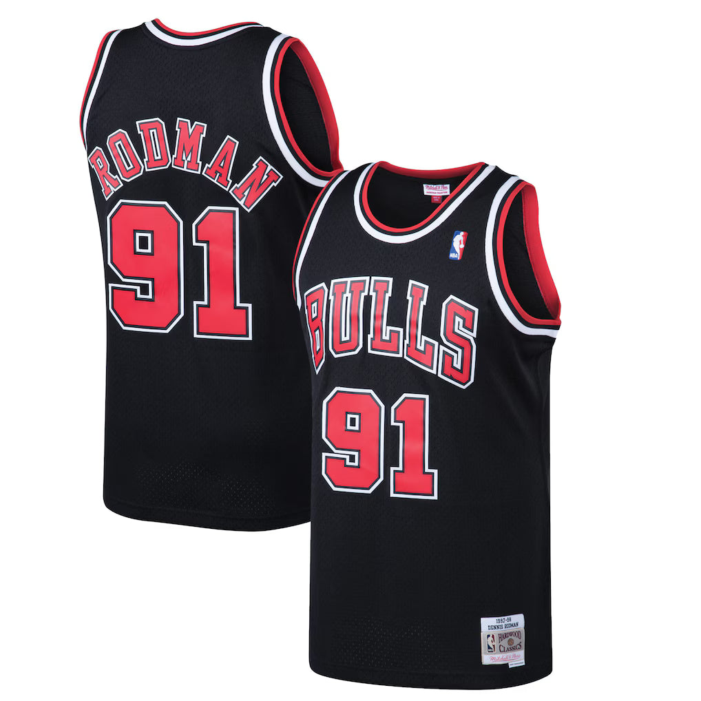 Chicago Bulls - NBA 1997 Dennis Rodman Swingman Alternate Jersey