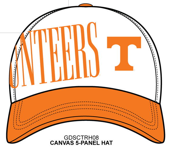 Tennessee Volunteers - Saturday Stretch Canvas Trucker Hat