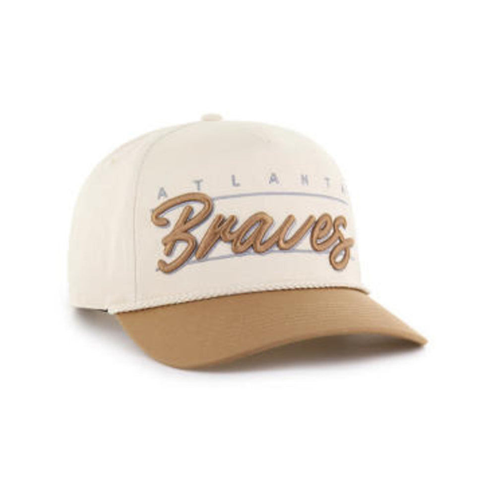Atlanta Braves - Natural Condor Twill Hat, 47 Brand