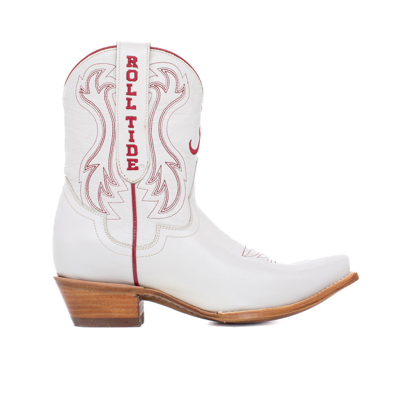 Alabama Crimson Tide - Sarah Women's Shorty Ivory Western Boot