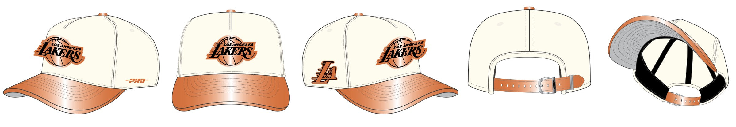Los Angeles Lakers - NBA Tonal Strapback Hat