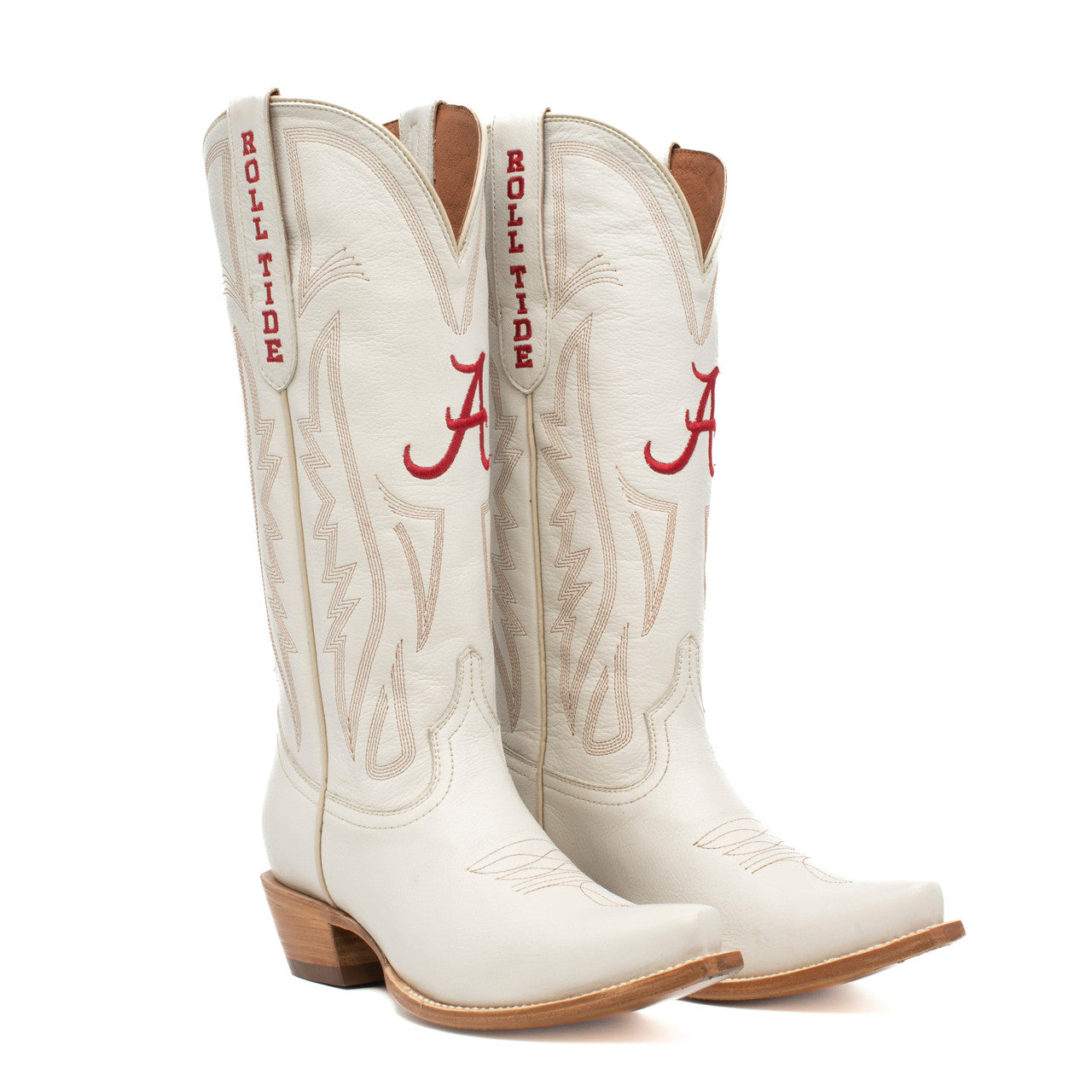Alabama Crimson Tide - Carrie Women's Ivory Western Boot
