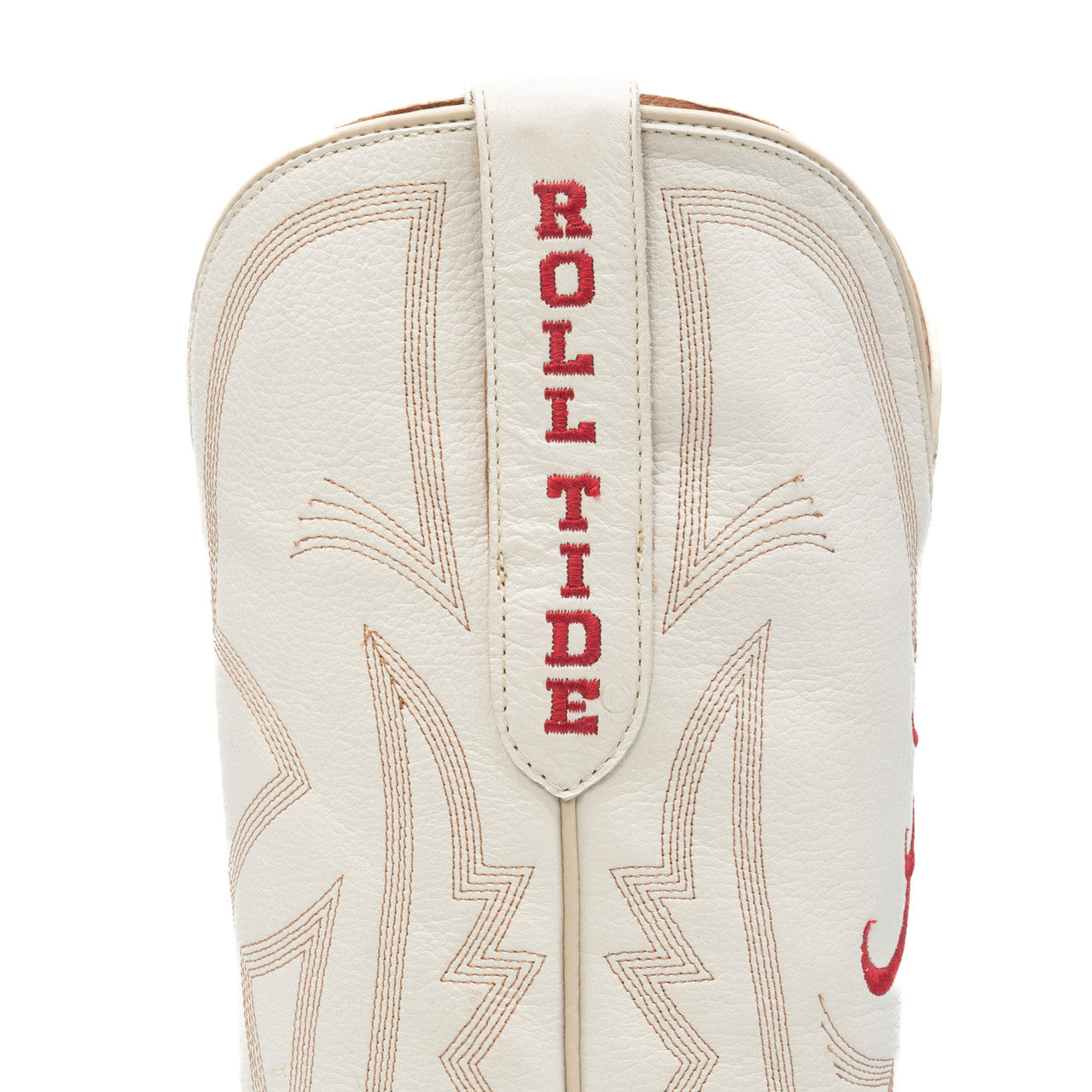 Alabama Crimson Tide - Carrie Women's Ivory Western Boot