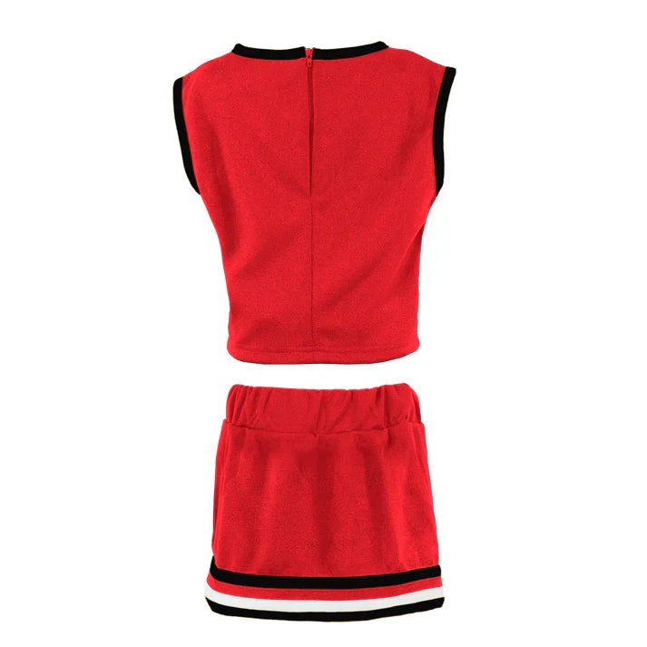 Georgia Bulldogs - NCAA Georgia Logo Two Piece Toddler Cheer Dress