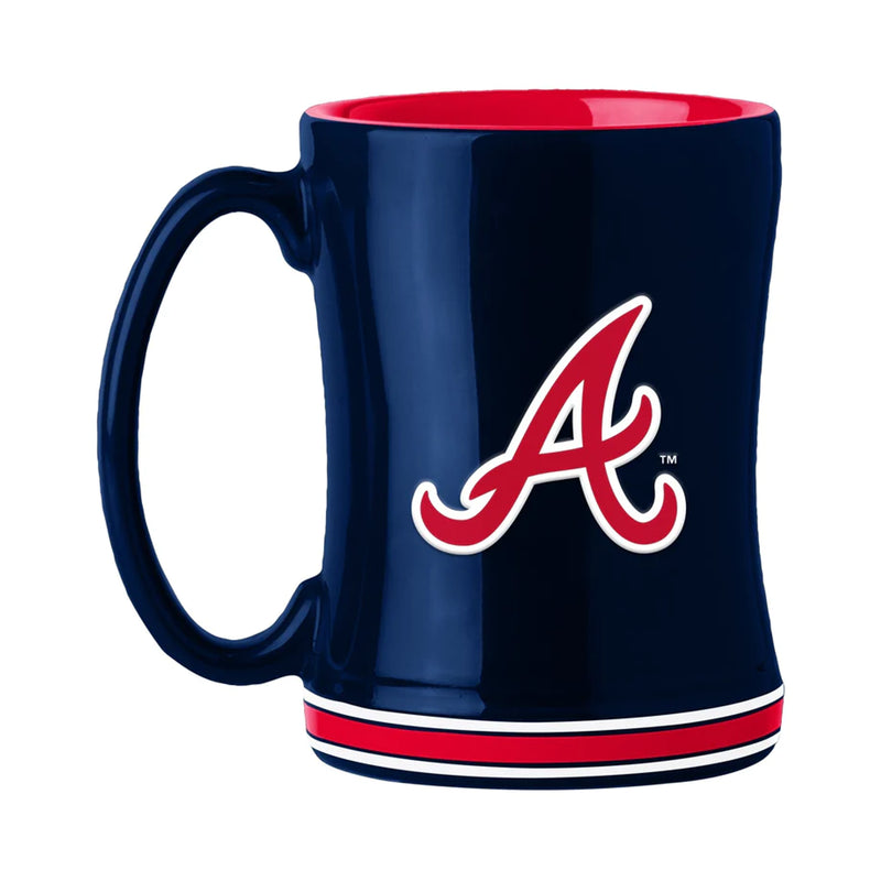 Atlanta Braves - MLB Boelter Brands Unisex Sculpted 14oz Relief Mug