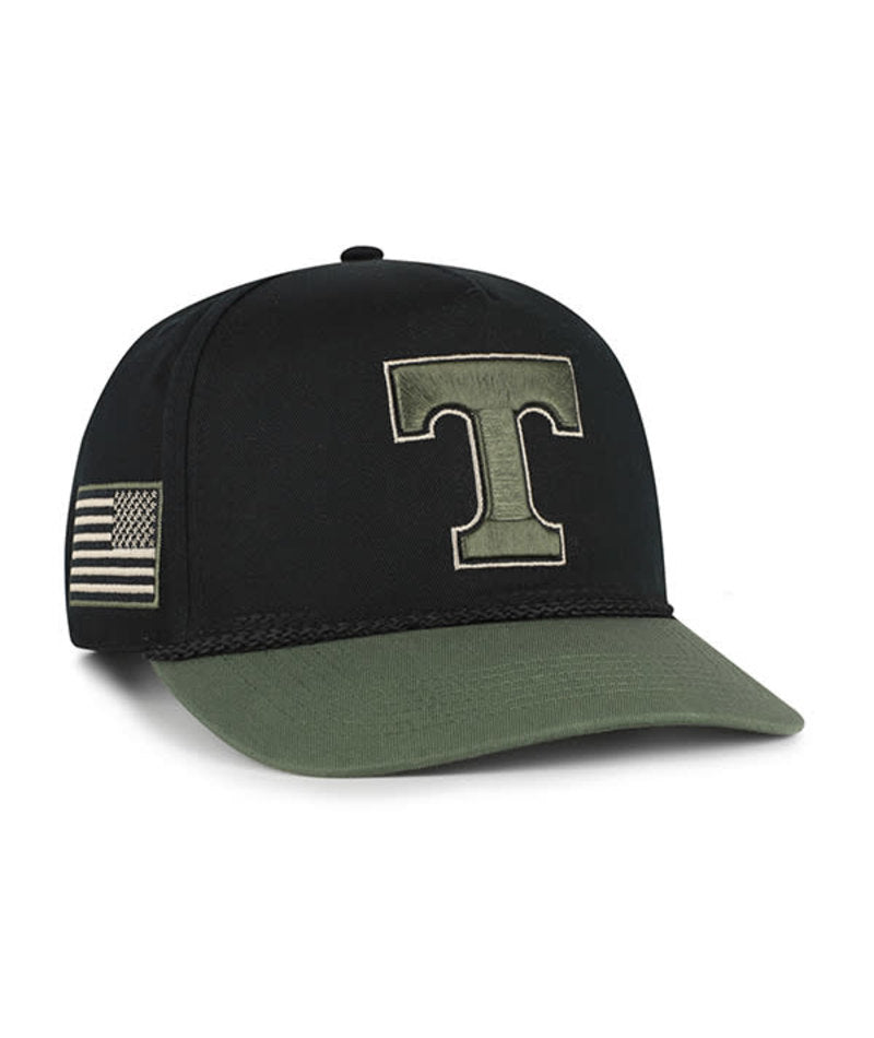 Tennessee Volunteers - Black Khaki Accents Hitch, 47 Brand Hat